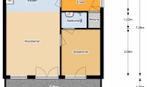 Te Huur 2 Kamer Appartement Professor de Moorplein In Tilbur, Tilburg, Noord-Brabant, Direct bij eigenaar, Appartement