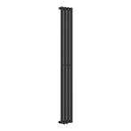 [neu.haus] Designradiator Nore 160x24x5,6 cm zwart, Verzenden, Nieuw