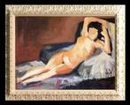 Contemporary Spanish School (XX) - The Naked Maja (After