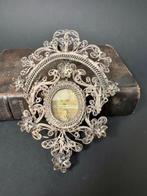 Reliekhouder - Glas, Kristal, Zilver - 1750-1800 - Sint, Antiek en Kunst, Kunst | Niet-Westerse kunst