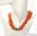 Ketting met hanger - 18 karaat Geel goud, Witgoud -, Sieraden, Tassen en Uiterlijk, Antieke sieraden