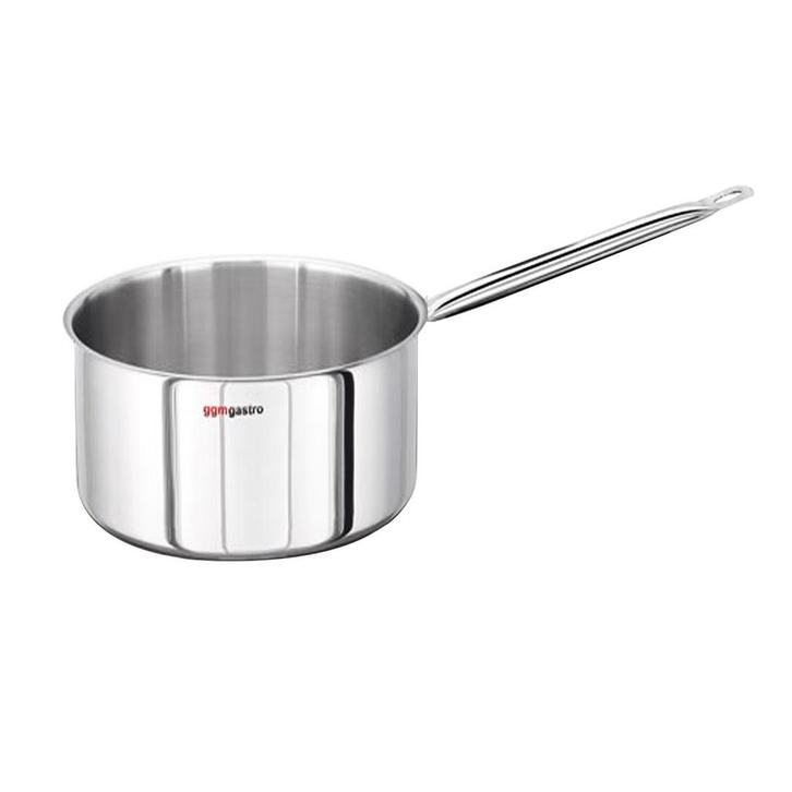 GGM Gastro | Steelpan - Ø 200mm - Hoogte: 130mm - RVS |, Zakelijke goederen, Horeca | Keukenapparatuur, RVS Meubilair, Verzenden