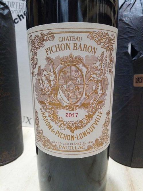 2017 Château Pichon Longueville Baron - Bordeaux, Pauillac, Verzamelen, Wijnen