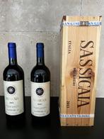 Tenuta San Guido, Sassicaia; 2001 & 2003 Bottles & 2013, Verzamelen, Wijnen, Nieuw