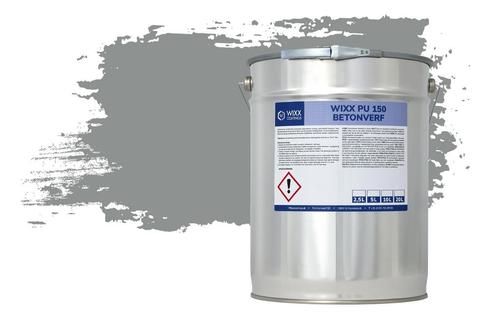 Wixx PU 150 Betonverf RAL 7042 | Verkeersgrijs A 2.5L, Doe-het-zelf en Verbouw, Verf, Beits en Lak, Verf, Grijs, Nieuw, Minder dan 5 liter