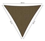 Premium schaduwdoek 5x5x5m driehoek waterdoorlatend Japa..., Nieuw