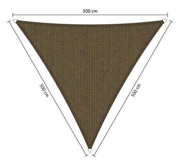 Premium schaduwdoek 5x5x5m driehoek waterdoorlatend Japa... beschikbaar voor biedingen