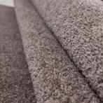 Rond Vloerkleed | Ata | Effen | Mokkabruin | 120x120 cm, Verzenden, Nieuw