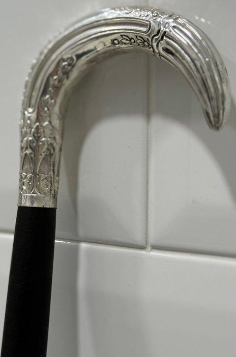 Wandelstok - Hout, Zilver, Antiek en Kunst, Antiek | Overige Antiek