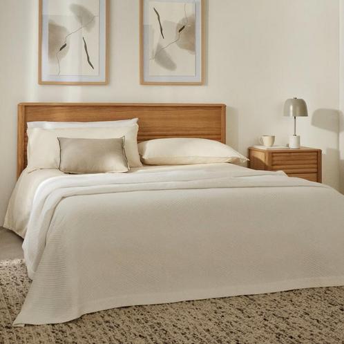 *WOONWINKEL* Kave Home Lenon Bedframe 160x200 Massief Eiken, Huis en Inrichting, Slaapkamer | Bedden, Bruin, Nieuw, Verzenden