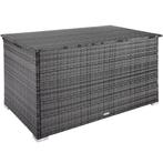 Kussenbox Oslo met aluminium frame 145x82,5x79,5cm - grijs, Nieuw, Verzenden