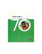 1970 MERCURY STATION WAGONS PROGRAMMA BROCHURE ENGELS, Nieuw, Author