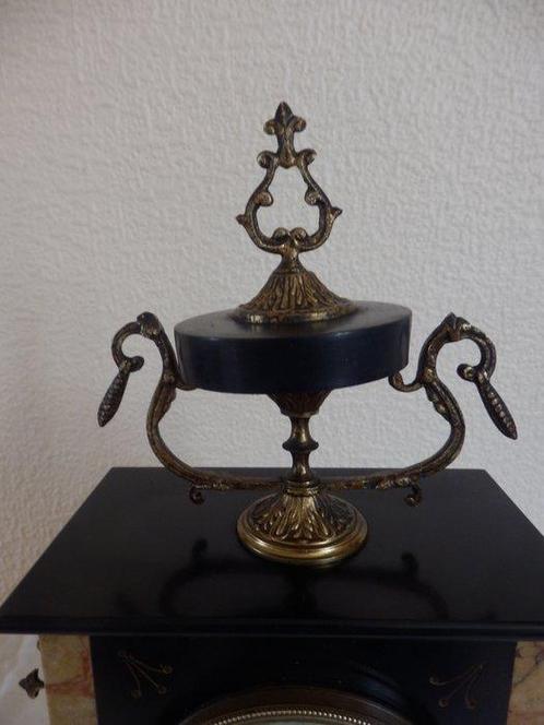 Klok - marmer, regel - 1850-1900, Antiek en Kunst, Antiek | Klokken