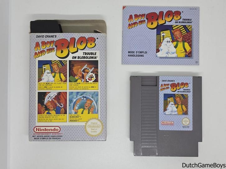 Nintendo Nes - A Boy And His Blob - FAH, Spelcomputers en Games, Games | Nintendo NES, Gebruikt, Verzenden