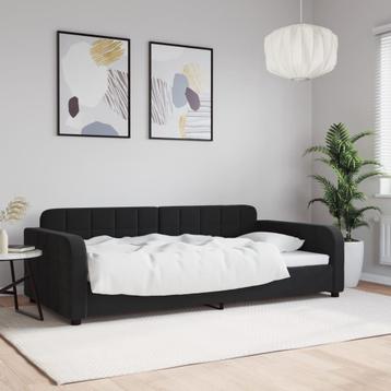 Moderne Slaapbank 100x200 zwart | Retourdeal -40% Korting beschikbaar voor biedingen