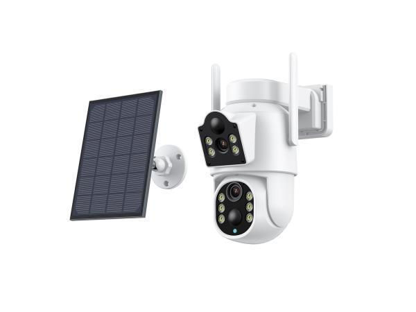 Veiling - Solar camera - dual lens, Audio, Tv en Foto, Videocamera's Digitaal