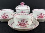 Herend - Theeservies (7) - Porselein - Drie bekers en een