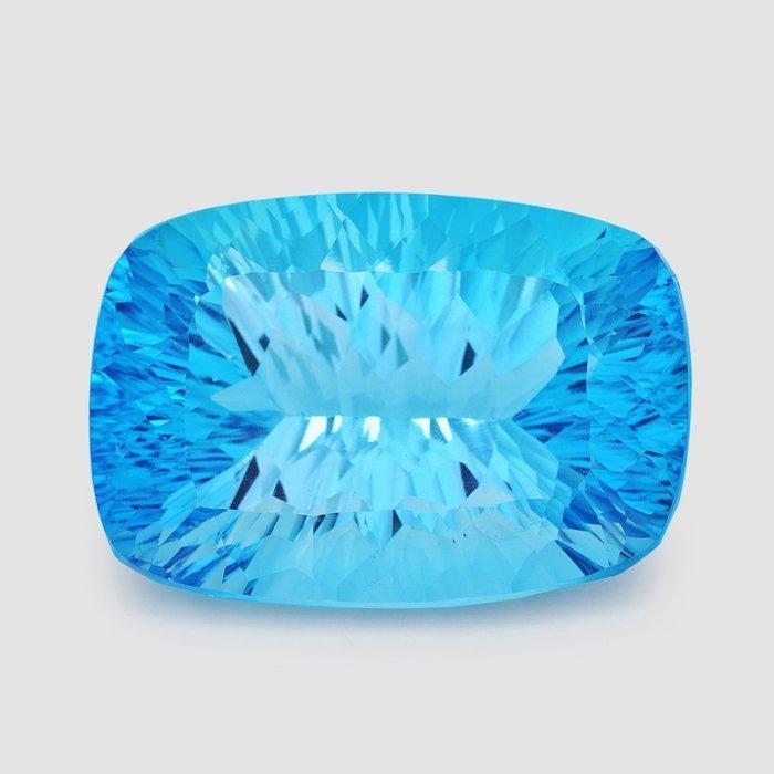 1 pcs Blauw Topaas - 69.51 ct - nternational Colored, Sieraden, Tassen en Uiterlijk, Edelstenen