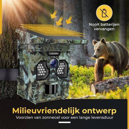 2dekans | ODESSEY WildCamera met Zonnepaneel - 4K - 48MP -, Doe-het-zelf en Verbouw, Zonnepanelen en Toebehoren, Zo goed als nieuw