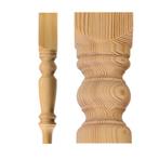 Landelijke houten tafelpoot 750x110mm, Huis en Inrichting, Nieuw, Tafelpoot, Grenenhout, Ophalen of Verzenden