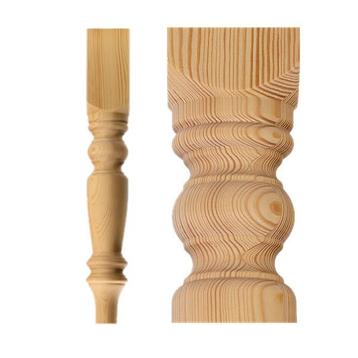 Landelijke houten tafelpoot 750x110mm beschikbaar voor biedingen