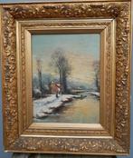 Nederlandse school (XIX) - Winterlandschap naar L.Apol, Antiek en Kunst