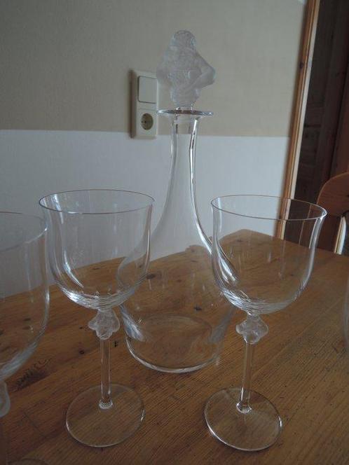 Lalique - Drinkservies (5) - Kristal, Antiek en Kunst, Antiek | Meubels | Tafels