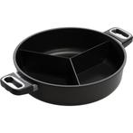 AMT Gastroguss 3-vaks hapjespan - 32 cm - aluminium - ant..., Huis en Inrichting, Keuken | Potten en Pannen, Ophalen of Verzenden