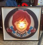 Wendys Logo Lichtbak  - 124 x 112cm - Origineel, Ophalen, Gebruikt