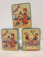 Geobra Germany - Blikken speelgoed - 3 Tin litoraphi, Antiek en Kunst