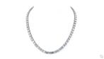 Halsketting - 18 karaat Platina, Witgoud - 50.11ct. tw., Sieraden, Tassen en Uiterlijk, Kettingen, Nieuw