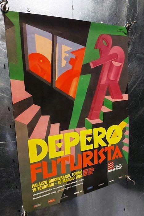 Fortunato Depero - Manifestino, Poster Arte DEPERO, Antiek en Kunst, Kunst | Tekeningen en Foto's