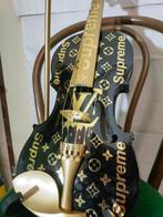 fp pop art - SUPREME Louis vuitton violon black and gold, Antiek en Kunst, Kunst | Schilderijen | Modern