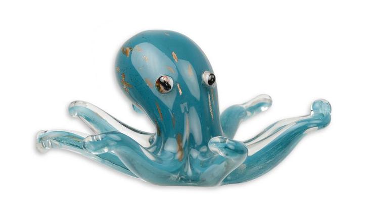 A MURANO STYLE GLASS FIGURINE OF AN OCTOPUS (Interieur), Antiek en Kunst, Kunst | Beelden en Houtsnijwerken, Verzenden