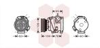 AIRCO COMPRESSOR VOOR TOYOTA AVENSIS T22 1997-1999, Ophalen of Verzenden, Nieuw