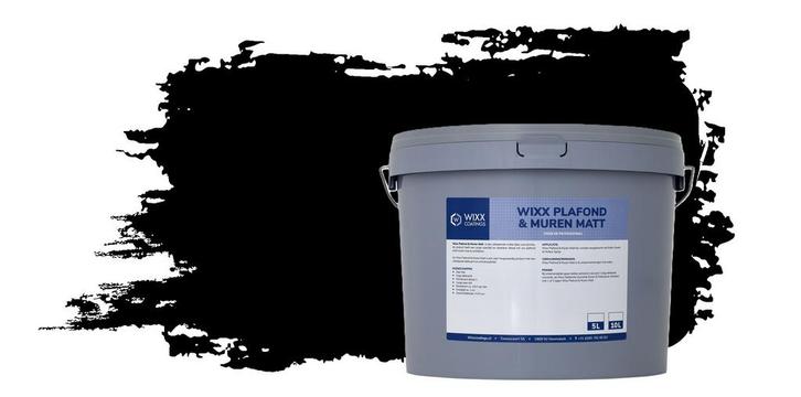 Wixx Plafond &amp; Muren Matt 5L, Doe-het-zelf en Verbouw, Verf, Beits en Lak, Verf, Overige kleuren, Nieuw, Minder dan 5 liter