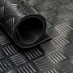Rubber loper / rubbermat op rol van 12 m2 - Traanplaat 3 mm, Nieuw, Verzenden