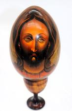 Icoon - Hout - Oosters-orthodox icoon - 24 cm, Antiek en Kunst