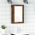 vidaXL Badkamerspiegelkast 42x12x60 cm bewerkt hout oud hout, Huis en Inrichting, Verzenden, Nieuw