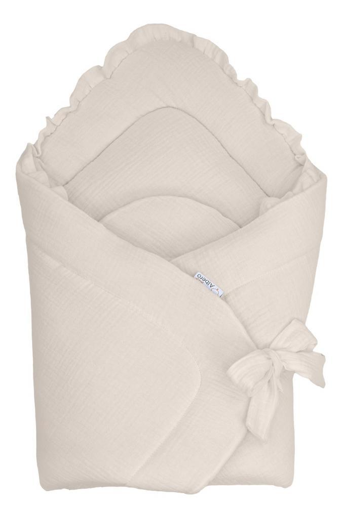 Albero Mio Beige Wikkeldeken CC2, Kinderen en Baby's, Badjes en Verzorging, Nieuw, Verzenden