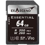 Exascend Essential UHS-II SD Card(V90) 64GB, Audio, Tv en Foto, Fotografie | Geheugenkaarten, Nieuw, Overige merken, Overige typen