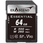 Exascend Essential UHS-II SD Card(V90) 64GB, Ophalen of Verzenden, Nieuw, Overige typen, Overige merken