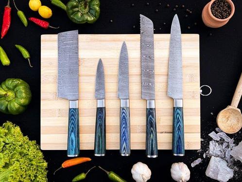 Smith - Keukenmes - Kitchen knife set - Japanse blauwe, Antiek en Kunst, Antiek | Keukenbenodigdheden