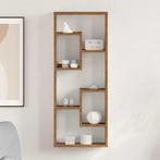 vidaXL Wandplank 36x16x90 cm bewerkt hout oud houtkleurig, Huis en Inrichting, Woonaccessoires | Wandplanken en Boekenplanken