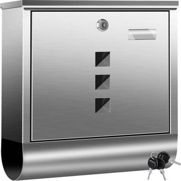 KESSER® RVS Brievenbus  - Wandbrievenbus - Softclose-deksel beschikbaar voor biedingen