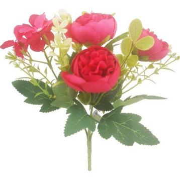 Boeketje ranonkel, hortensia en besjes  27cm ranunculus beschikbaar voor biedingen