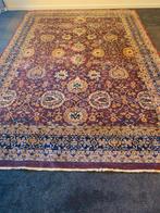Groot Perzisch Tapijt Tabriz 350x250 wollen vloerkleed, Bruin, Ophalen of Verzenden, 200 cm of meer, Groot perzisch Tapijt wollen vloerkleed tabriz handgeknoopt iran