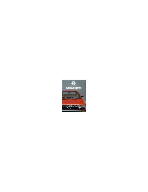 1978 Alfa Romeo Alfasud Sprint Brochure Nederlands, Boeken, Auto's | Folders en Tijdschriften, Alfa Romeo