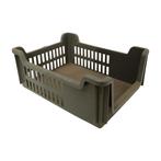 Magazijnbak met grijpopening 400x300x160 mm, PP5, grijs,, Ophalen of Verzenden