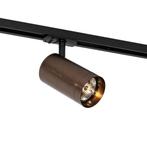 Moderne spot donker brons voor railsysteem 1-fase 70mm -, Huis en Inrichting, Lampen | Spots, Verzenden, Nieuw, Modern